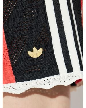 adidas Firebird Loose Shorts - Red