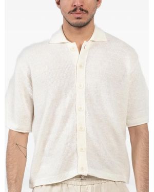 Atomo Factory Camisa de lino - Blanco