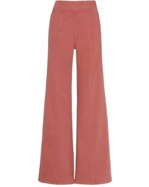 Ulla Johnson Jean Évasé Bianca À Taille Haute - Red