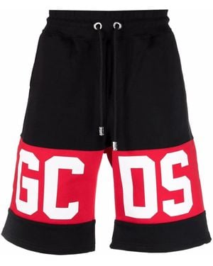 Gcds Shorts Sportivi Con Logo - Rosso