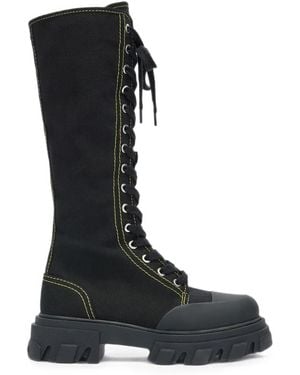 Ganni Trail Boots Tall - Black