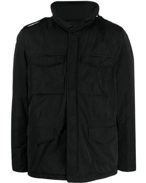 Aspesi Funnel-Neck Long-Sleeve Jacket - Black