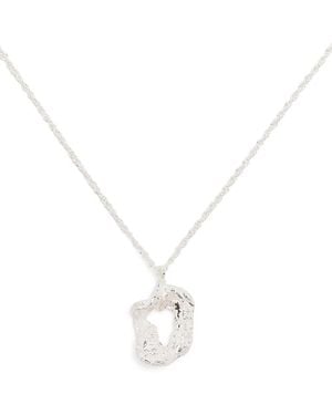 Loveness Lee D Alphabet Pendant Necklace - White