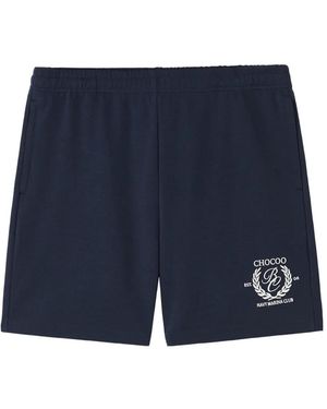 Chocoolate Short De Sport À Logo Imprimé - Blue