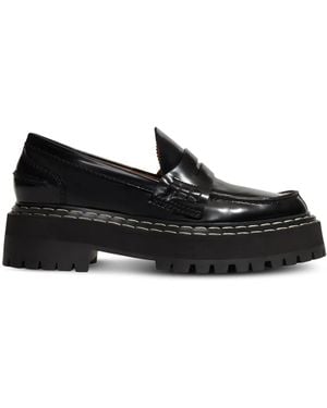 Proenza Schouler チャンキー レザーローファー - ブラック