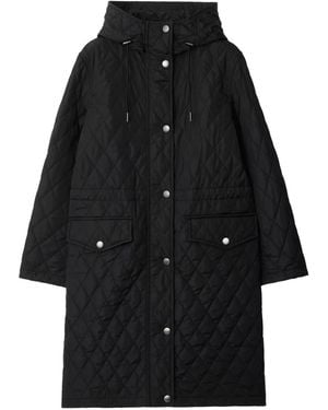 Burberry Parka Acolchada - Negro