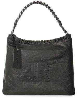 John Richmond Chain-Link Shoulder Bag - Black