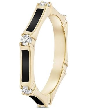 Melissa Kaye 18K Honey Diamond Station Ring - White