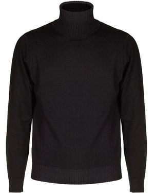 FILIPPO DE LAURENTIIS Roll-neck Jumper - Black