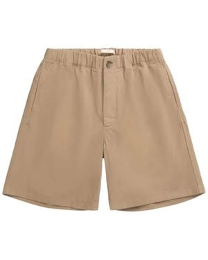 Norse Projects Elasticated-Waistband Shorts - Natural