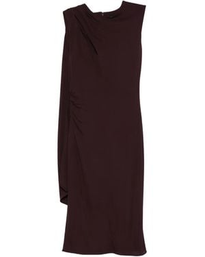Tom Ford Abito Midi Con Cut-Out - Viola