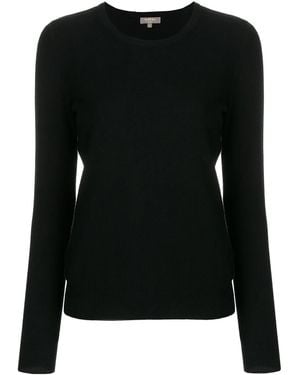 N.Peal Cashmere Cashmere Round Neck Jumper - Black