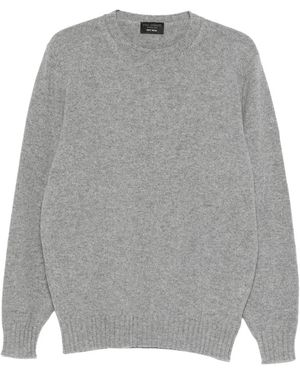 Dell'Oglio Crew Neck Jumper - Grey