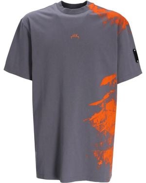 A_COLD_WALL* Brushstroke Cotton T-Shirt - Gray