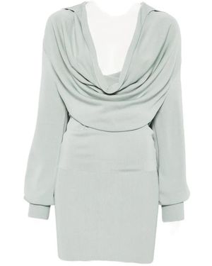 AYA MUSE Vida Cowl-Neck Dress - Grey