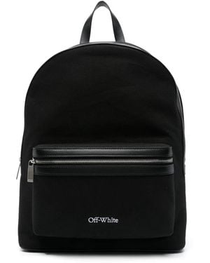 Off-White c/o Virgil Abloh Core Round ロゴプリント バックパック - ブラック