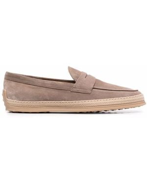 Tod's Suede Loafers - Pink
