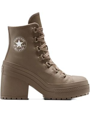 Converse Chuck 70 Lace-Up Block-Heel Boots - Brown