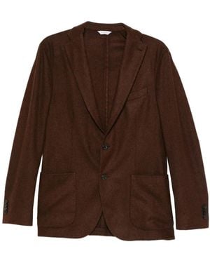 Boglioli Single-Breasted Blazer - Brown