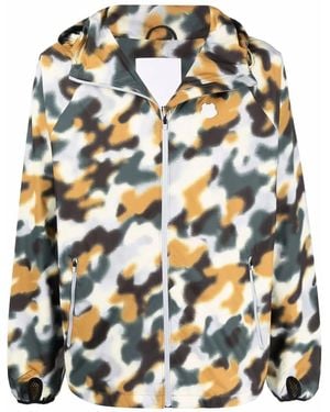 KENZO Blurred Camouflage Lightweight Jacket - Grey