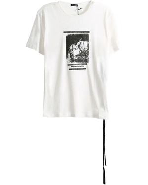 Ann Demeulemeester Baptist Graphic-Print T-Shirt - White