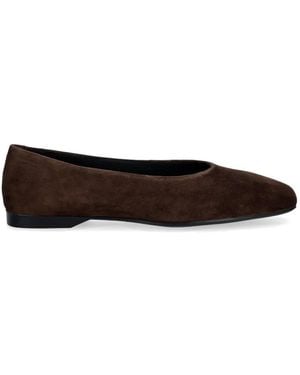 Vagabond Shoemakers Delia Square-Toe Ballet Flats - White