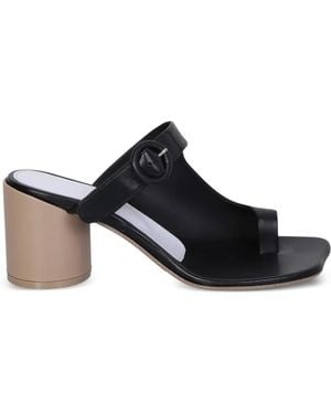 MM6 by Maison Martin Margiela Sandali Con Fibbia 70Mm - Nero