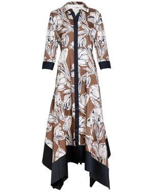 Tanya Taylor Floral Print Selene Dress - White