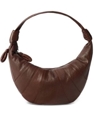 Lemaire Fortune Croissant Bag - Brown