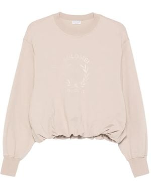 Brunello Cucinelli Cotton Crewneck Sweatshirt - Natural
