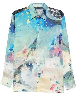 Kidsuper Book Page Shirt - Blue