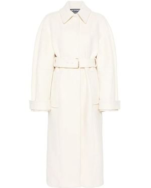 Jacquemus Abrigo Bari - Blanco