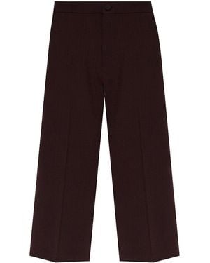 Aeron Founded Suiting Trousers - Red