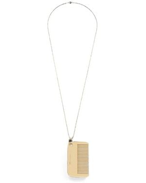 Ami Paris Halsketting Met Hanger - Wit