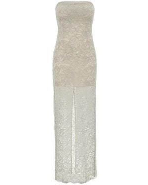 ROTATE BIRGER CHRISTENSEN Lace Strapless Dress - White