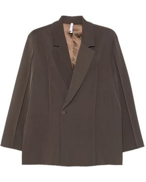 Imperial Single-Button Jacket - Brown