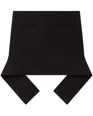 Courreges Belted Mini Skirt - Black