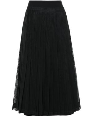 Fabiana Filippi Pleated Midi Skirt - Black