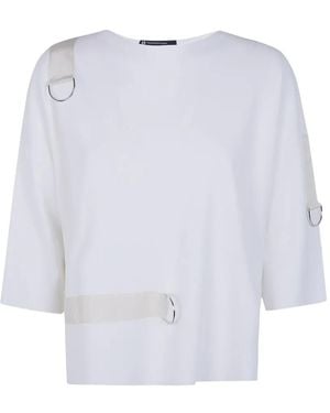Pierantoniogaspari Three-Quarter-Sleeves Top - White