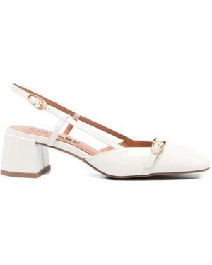 Bibi Lou Buckle-Fastening Sandals - Natural