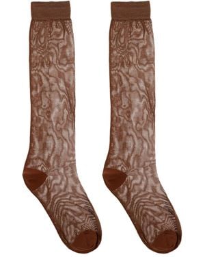 Marni Sheer Socks - Brown