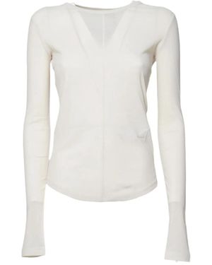 Weekend by Maxmara Camiseta de manga larga - Blanco