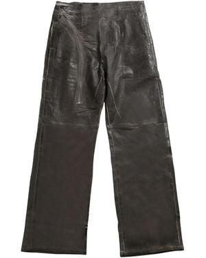 Rick Owens Brushed-finish trousers - Grau