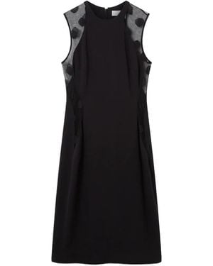 Stella McCartney Sleeveless Polka Dot Miracle Dress - Black