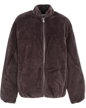 Apparis Maris Padded Bomber - Brown