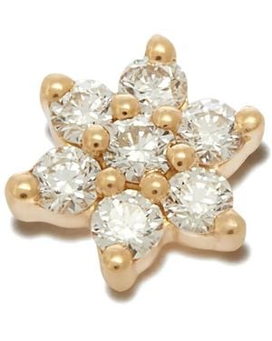 Maria Tash 18Kt Flower Diamond Stud Earring - Metallic