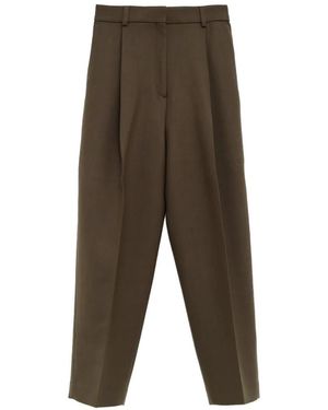 TOTEME Pleated Pants - Brown