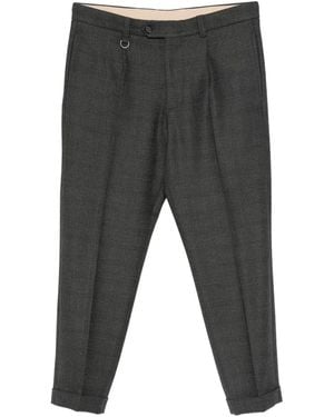Paolo Pecora Pleat-Detail Pants - Gray