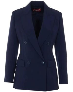Max Mara ダブルジャケット - ブルー