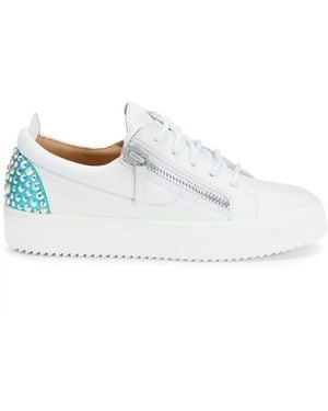 Giuseppe Zanotti Gail レザースニーカー - ホワイト